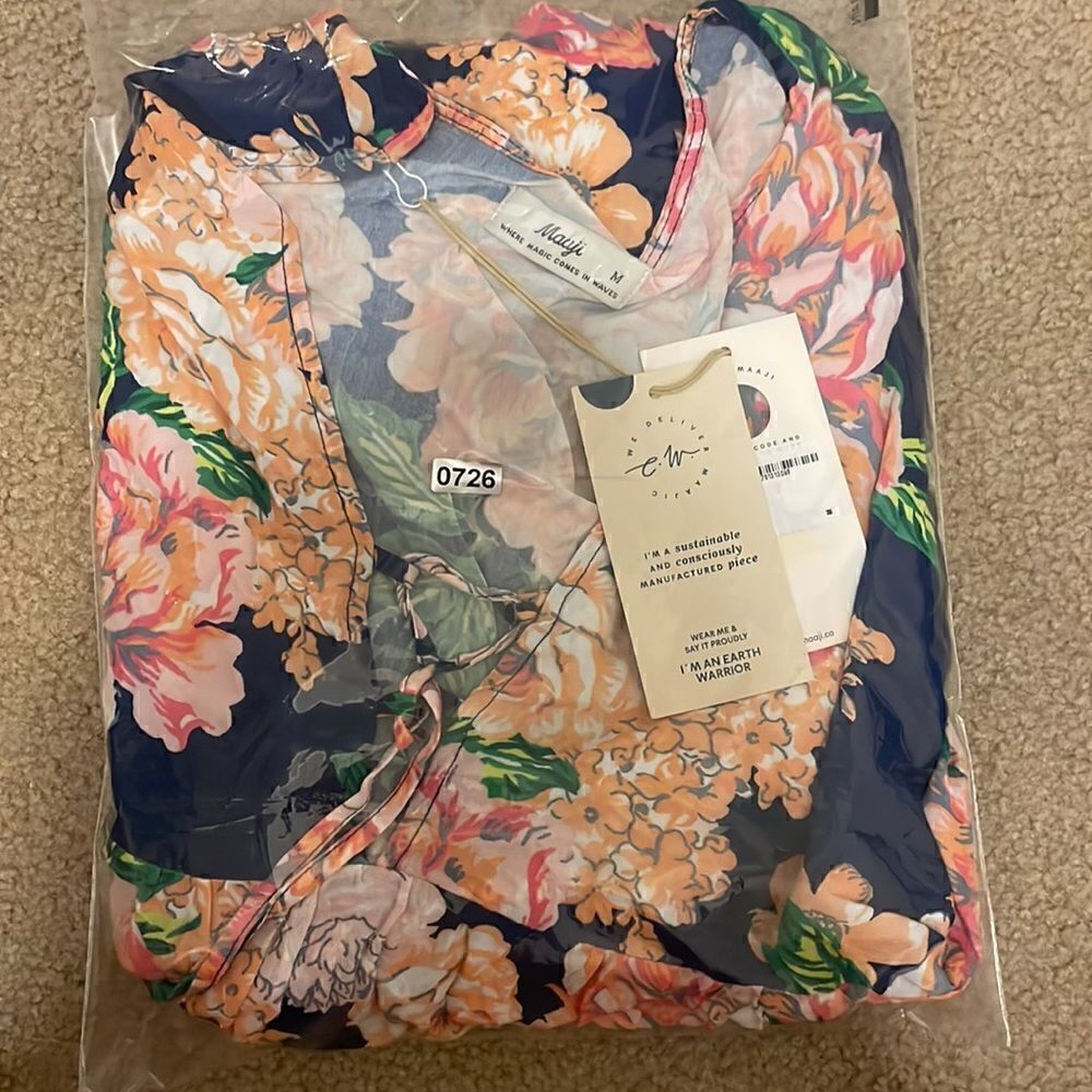 MAAJI - PEONY HELENA TUNIC Beachly Floral Size M - Picture 11 of 11